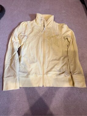 Converse Women's Yellow Zip-Up